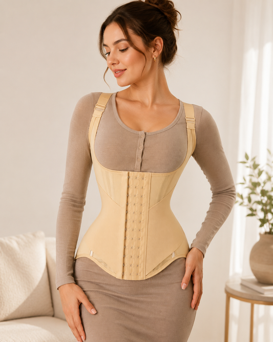 Delissa Beige Waist Trainer Corset