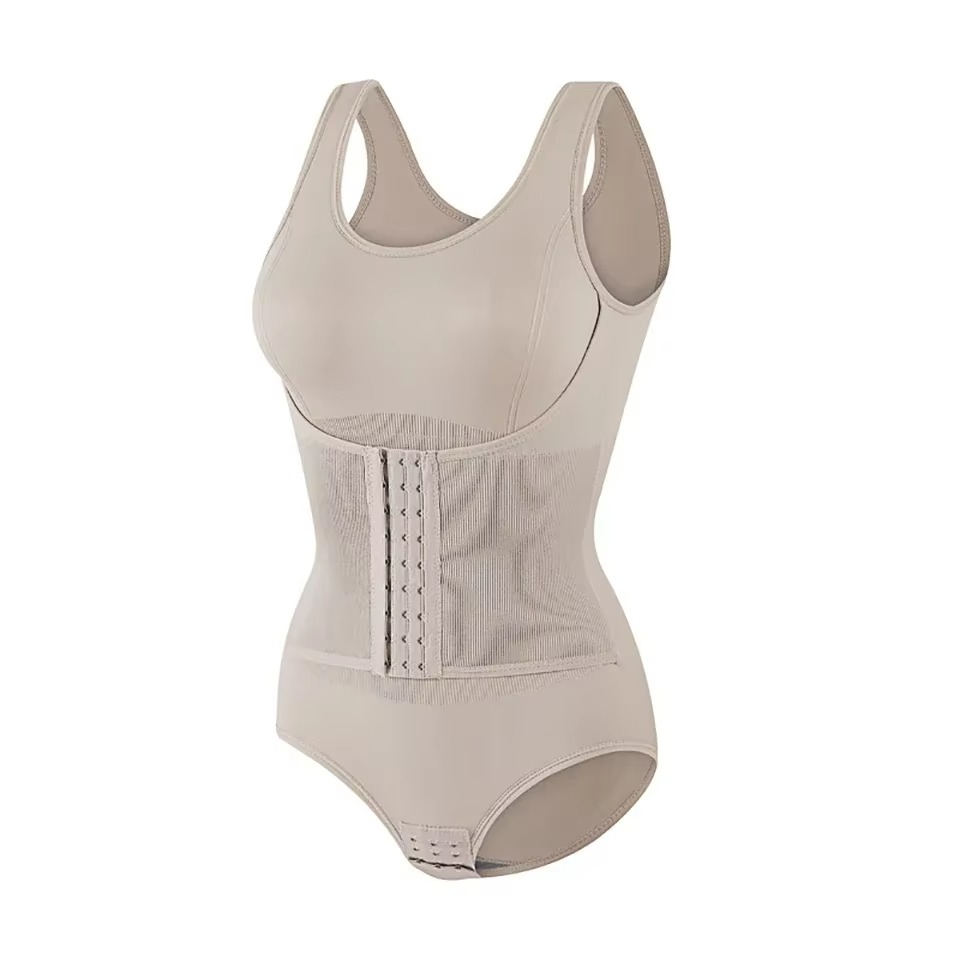 Beige waist trainer on a white background