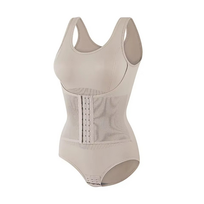 Beige waist trainer on a white background