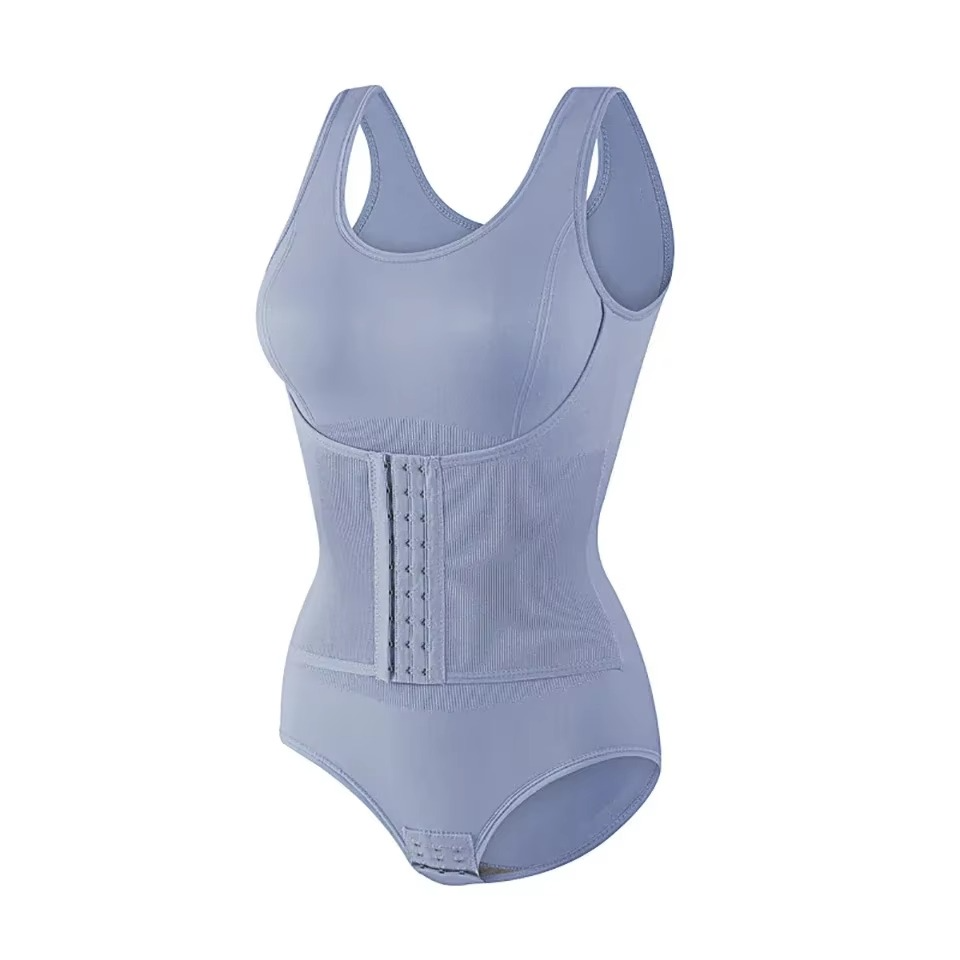 Light blue bodysuit on a white background