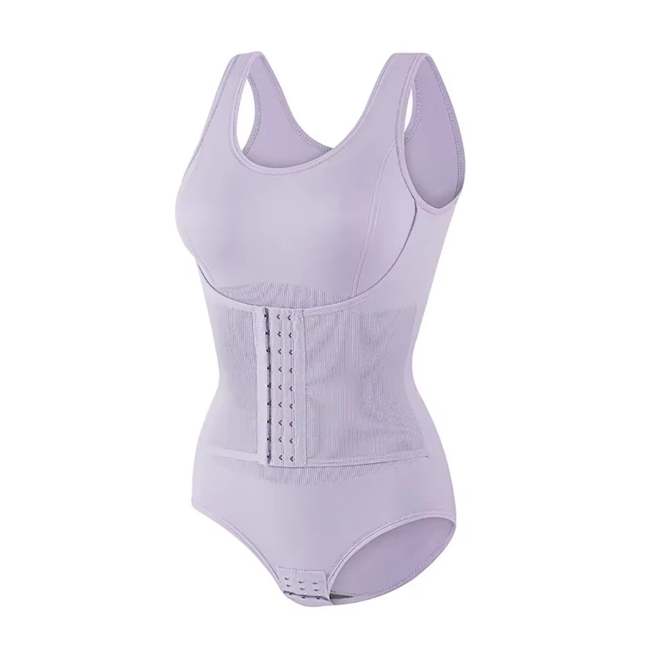 Lavender waist trainer on a white background