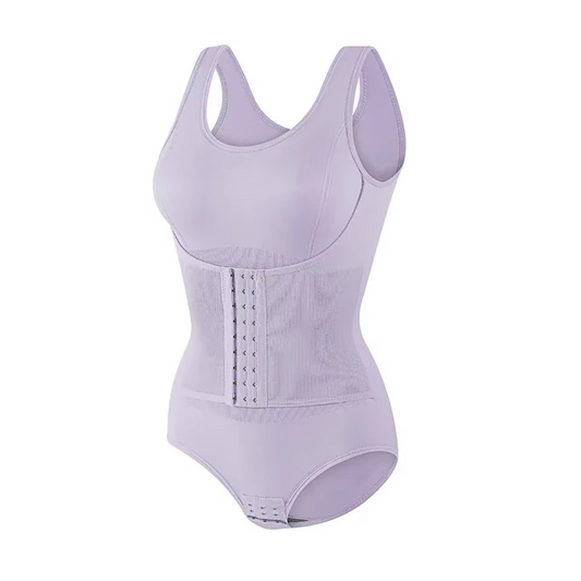 Lavender waist trainer on a white background